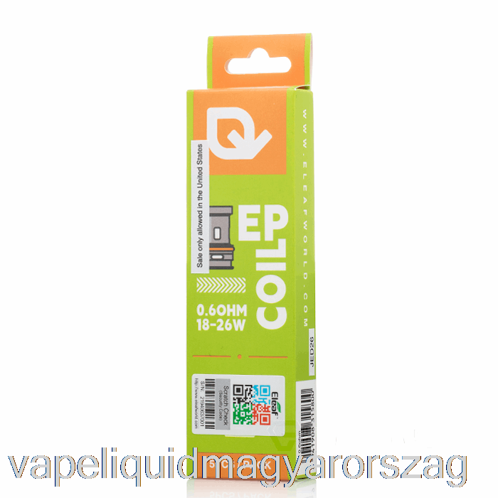 Eleaf Ep Cseretekercsek 0.6ohm Ep Coils Vape Pen